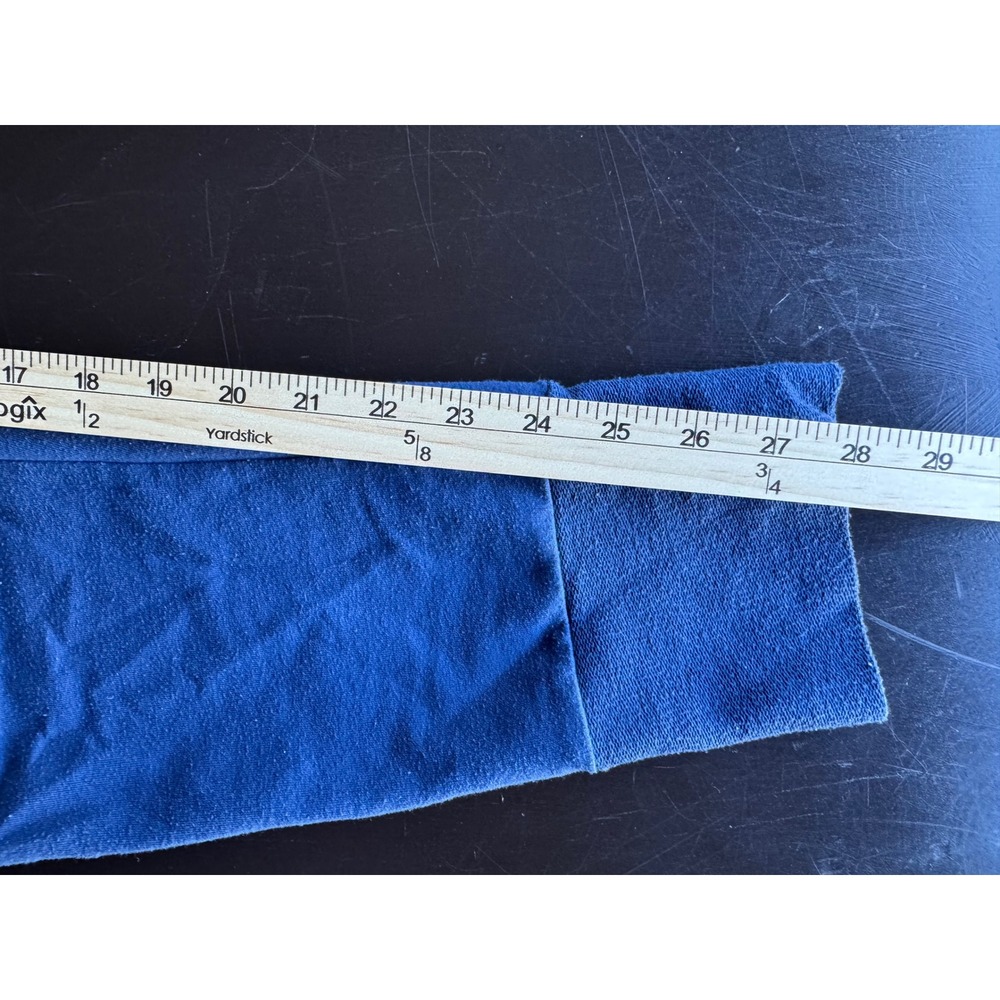 Free People FP Movement Blue Joggers Drawstring Waist Tapered Sweatpants Size M - Picture 3 of 7